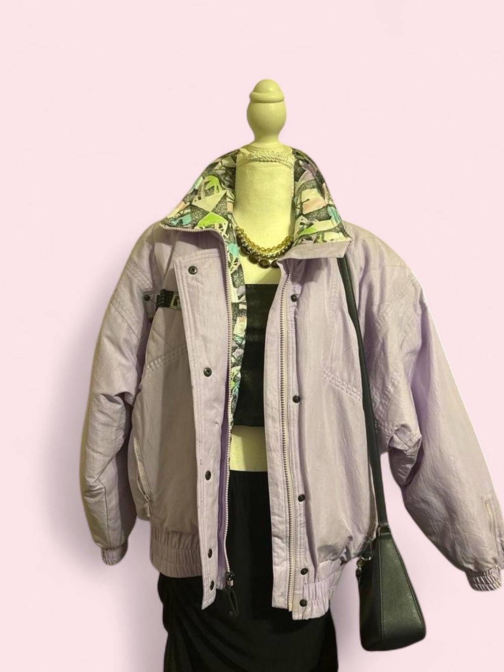 Vintage Retro Ski Puffer Coat Jacket